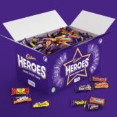 Cadbury Heroes 2 Kg (Pack of 2) Chocolate Bulk Sharing Box, Milk Chocolates Individually Wrapped,